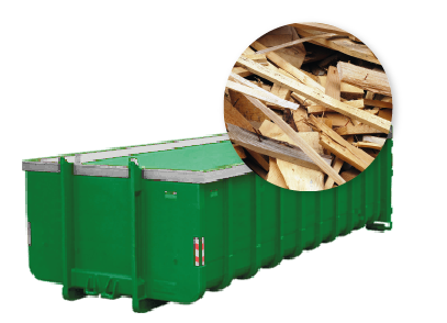 20m3 houtafval container 20m3 houtafval container