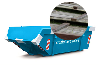 6m3 container huren - tuinhout